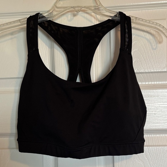 Athleta Other - Athleta women’s black padded racer back sports bra size medium